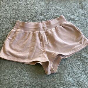 Nike Beige Fleece Shorts